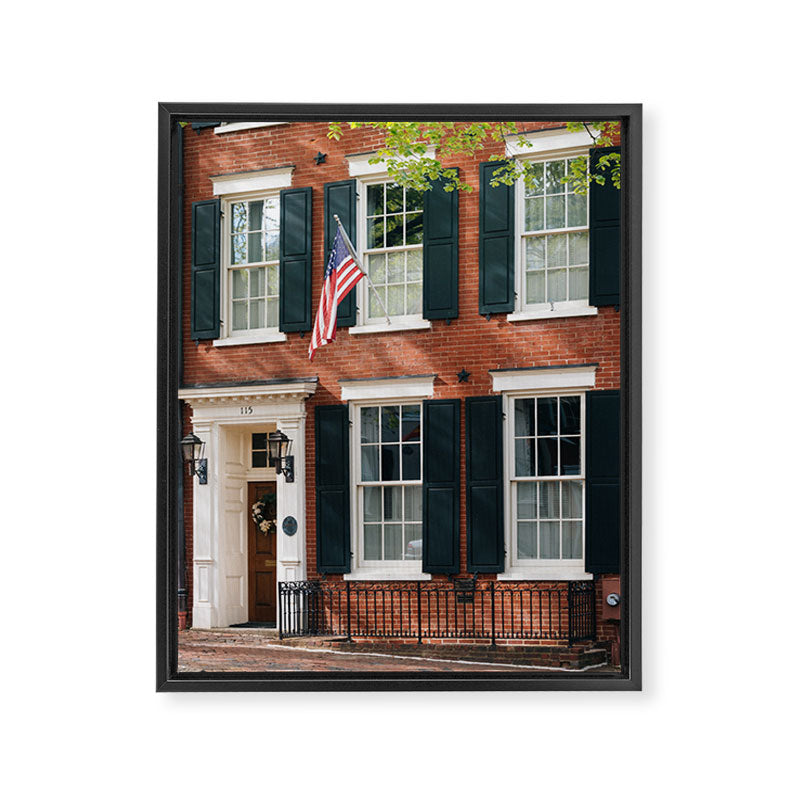 Old Town, Alexandria Framed Canvas Print Gallery Image 6