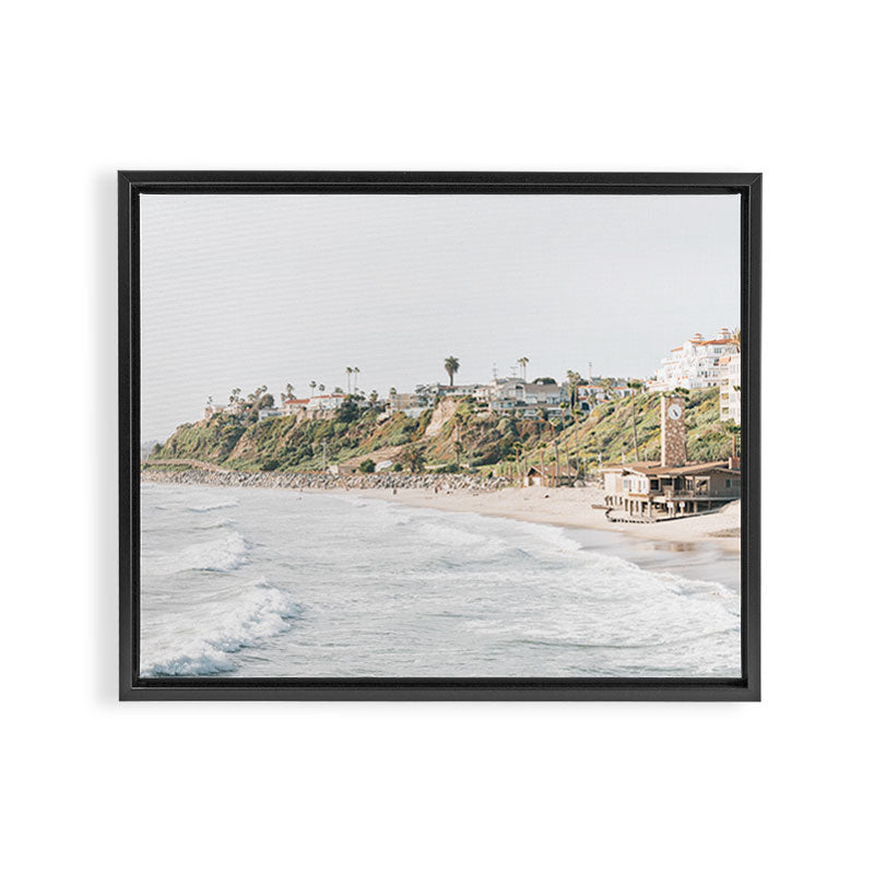 San Clemente Shore 02 Framed Canvas Print Gallery Image 3