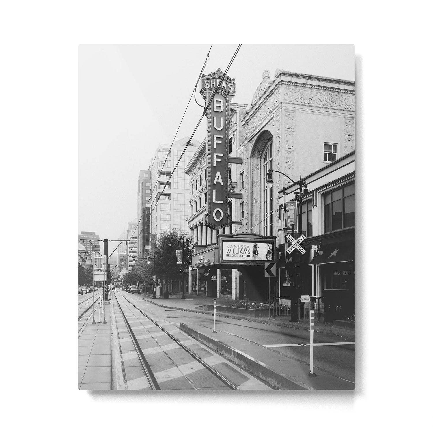Shea's Buffalo 02 B&W Metal Print Gallery Image 4