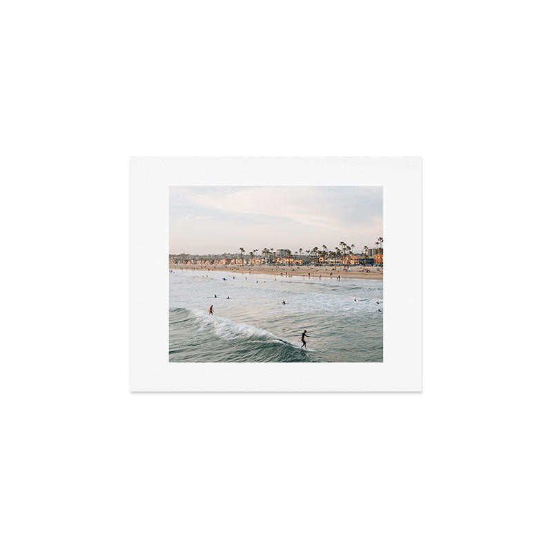 Surfing Newport Beach 01 Art Print Gallery Image 1