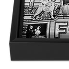 The Fox Theater B&W Framed Canvas Print Gallery Image 3