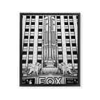 The Fox Theater B&W Framed Canvas Print Gallery Image 6