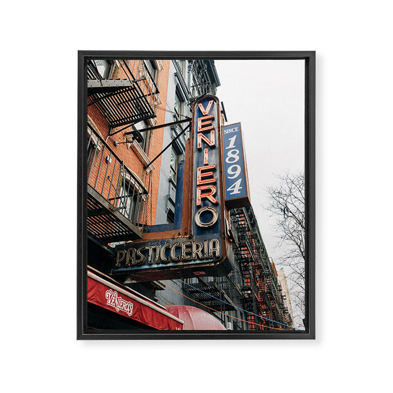 Veniero, East Village 02 Framed Canvas Print Gallery Image 6