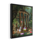 18th Century Pool Party Framed Canvas Print Gallery Image 2