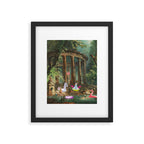 18th Century Pool Party Framed Art Print Gallery Image 5