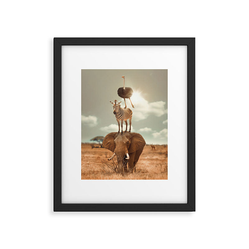 African Friends Framed Art Print Gallery Image 5