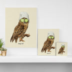 Beauty Owl Canvas Print Gallery Image 3