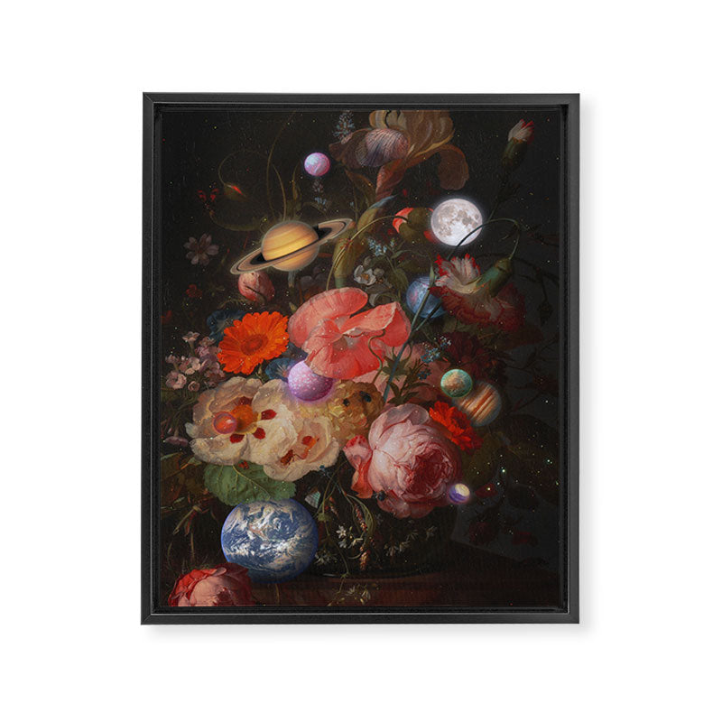 Bouquet of Planets Framed Canvas Print Gallery Image 6