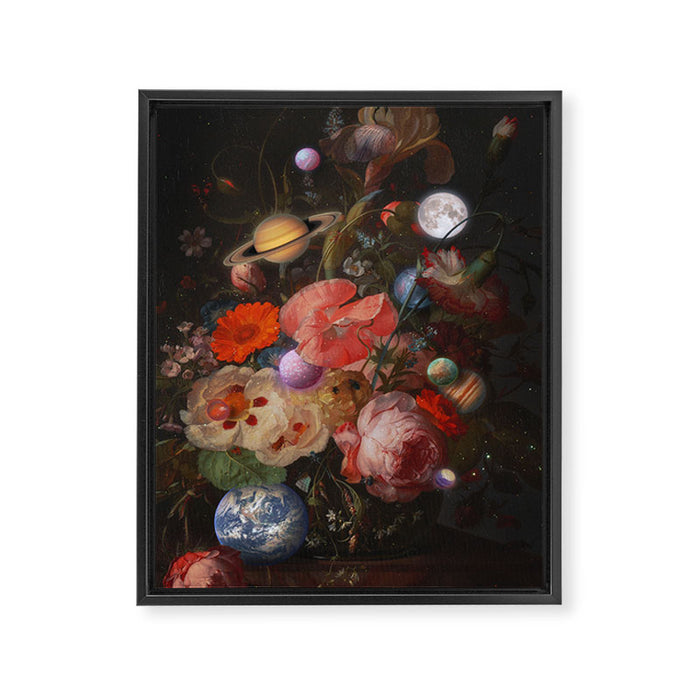 Bouquet of Planets Framed Canvas Print Gallery Image 1