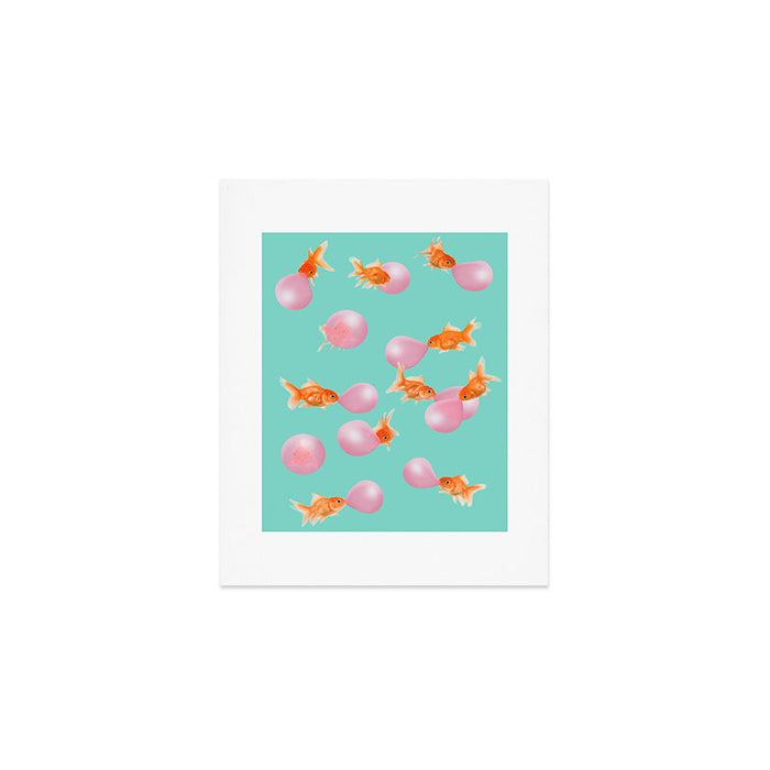 BUBBLEGUM GOLDFISH Art Print Gallery Image 1