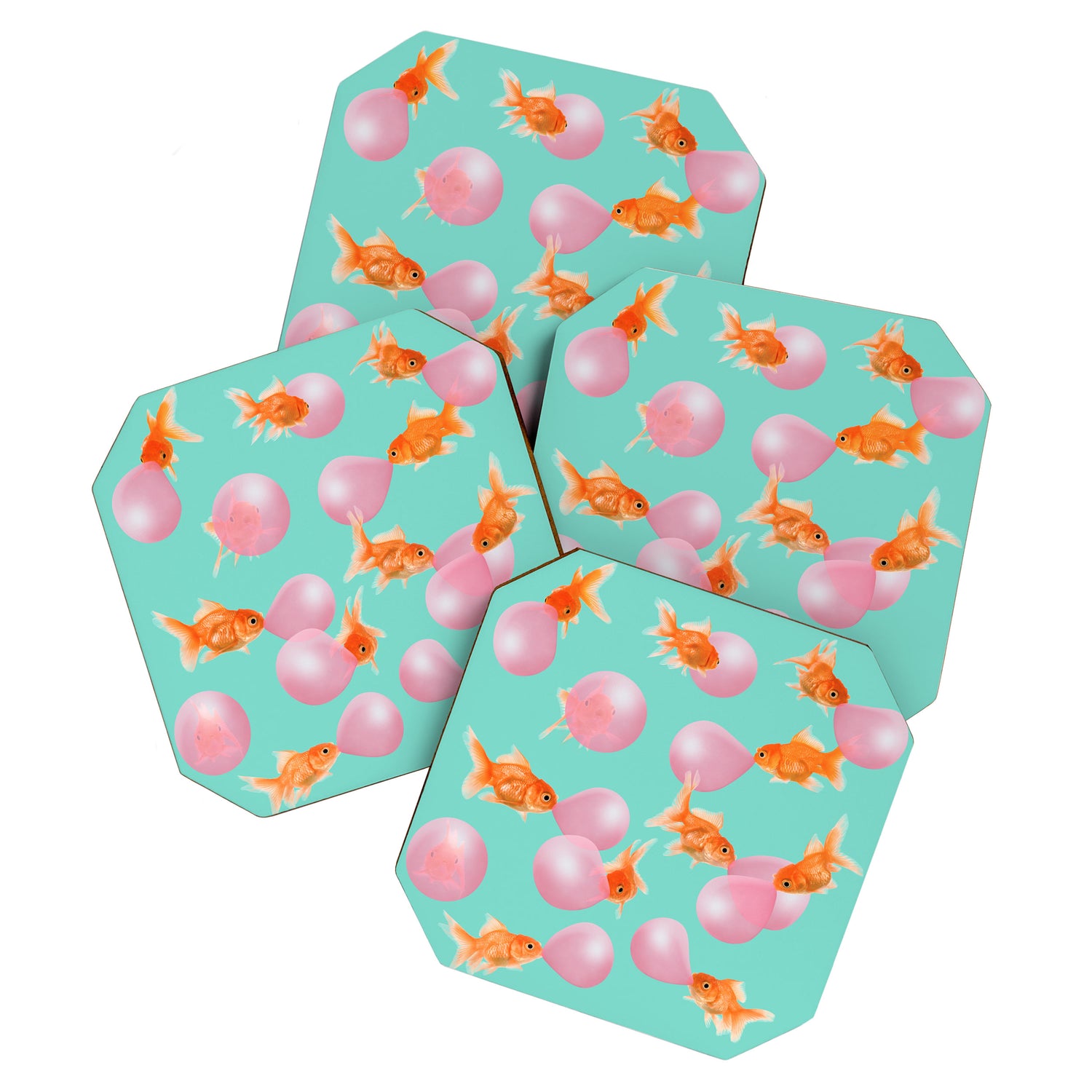 BUBBLEGUM GOLDFISH Coaster Gallery Image 1