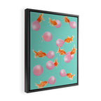 BUBBLEGUM GOLDFISH Framed Canvas Print Gallery Image 2