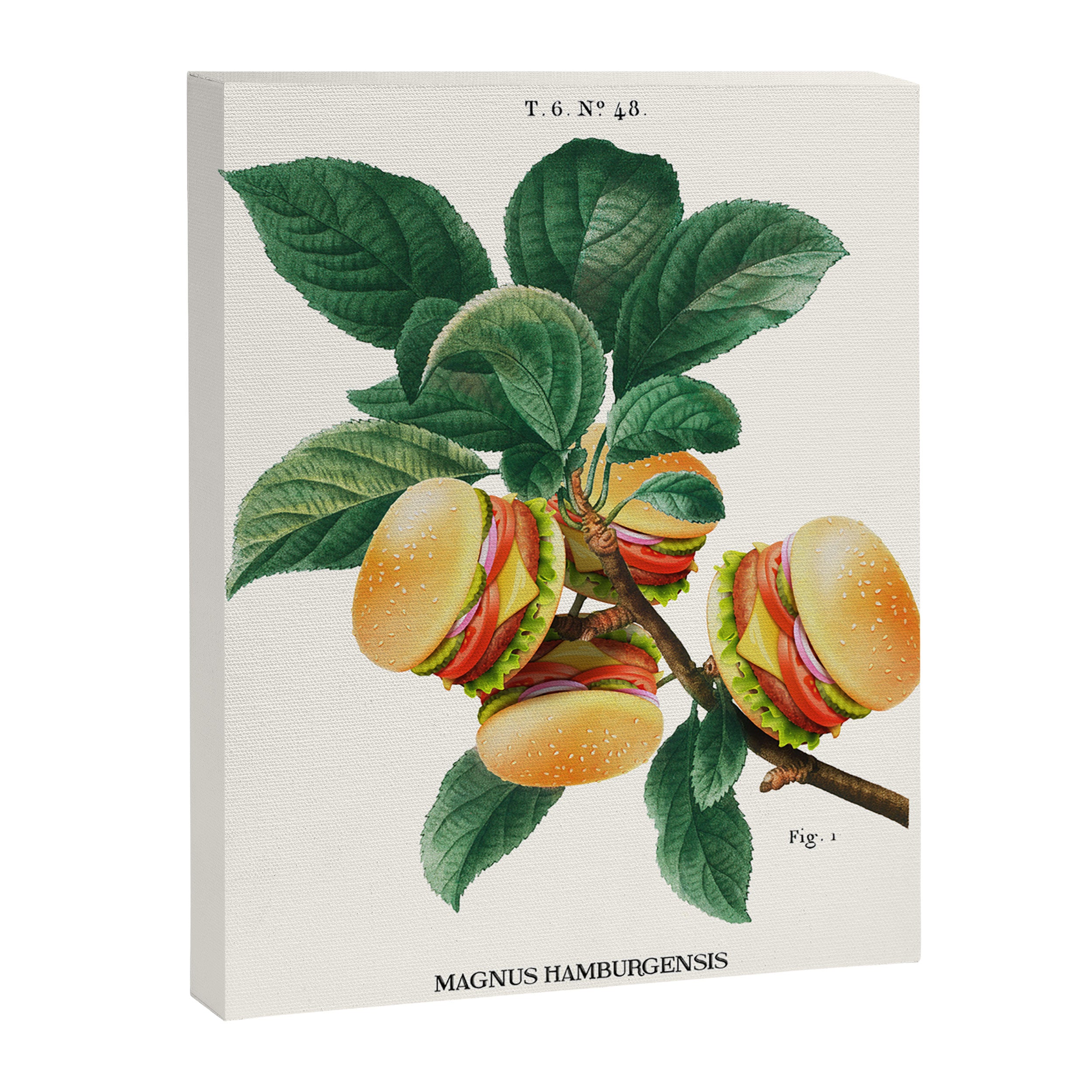 BURGER PLANT Canvas Print Gallery Image 6