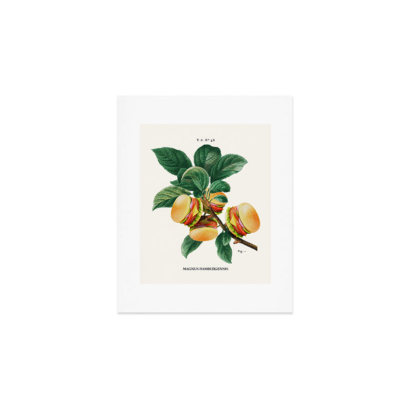 BURGER PLANT Art Print Gallery Image 1