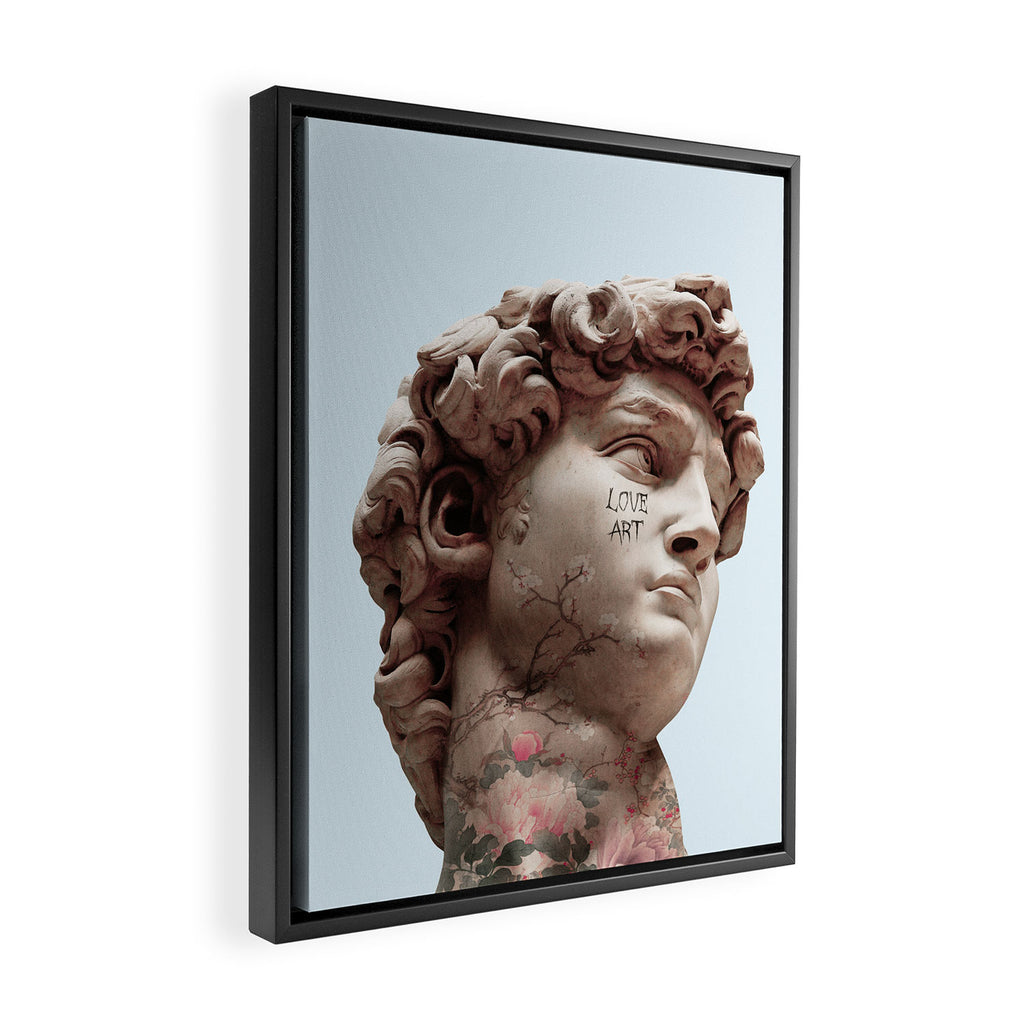 DAVID LOVES ART Framed Canvas Print Gallery Image 2