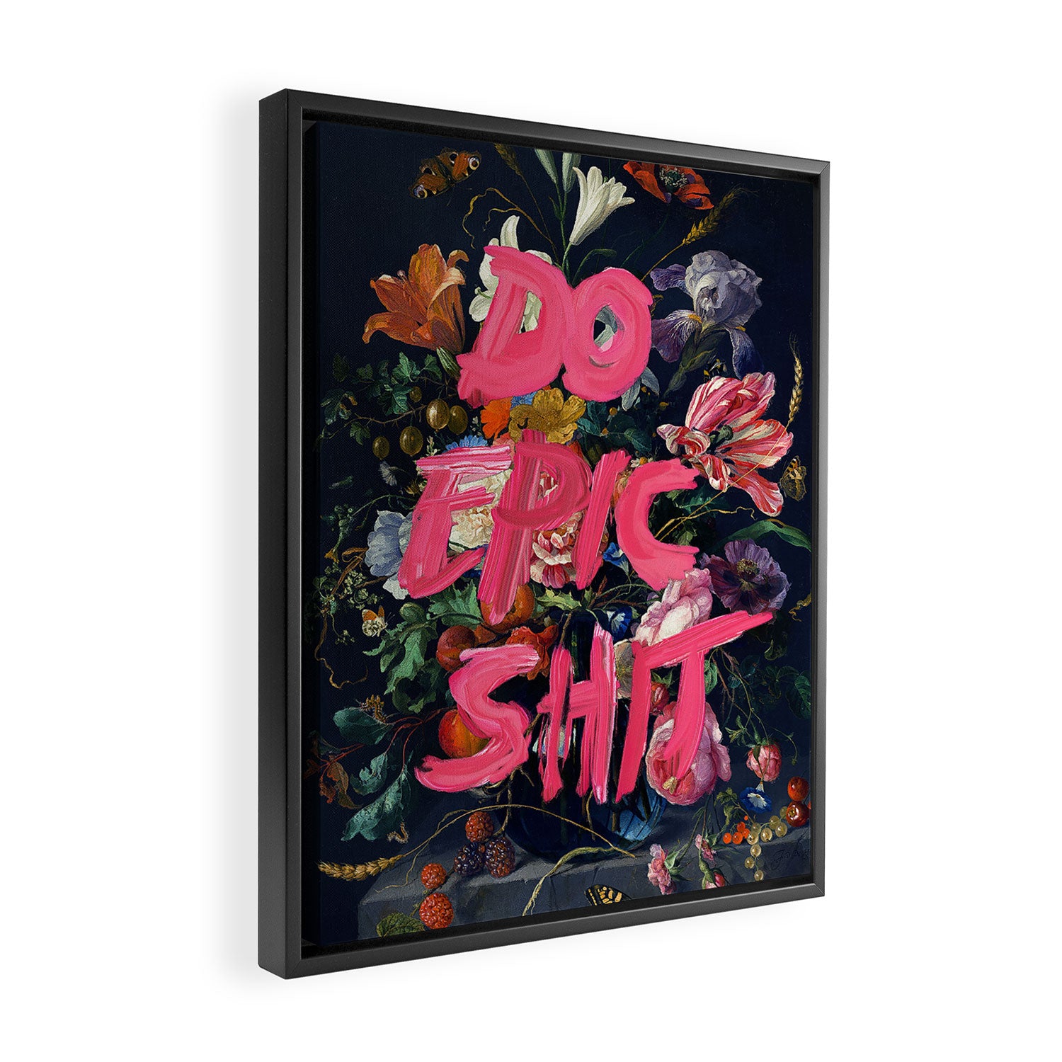 Do Epic Shit Framed Canvas Print Gallery Image 2