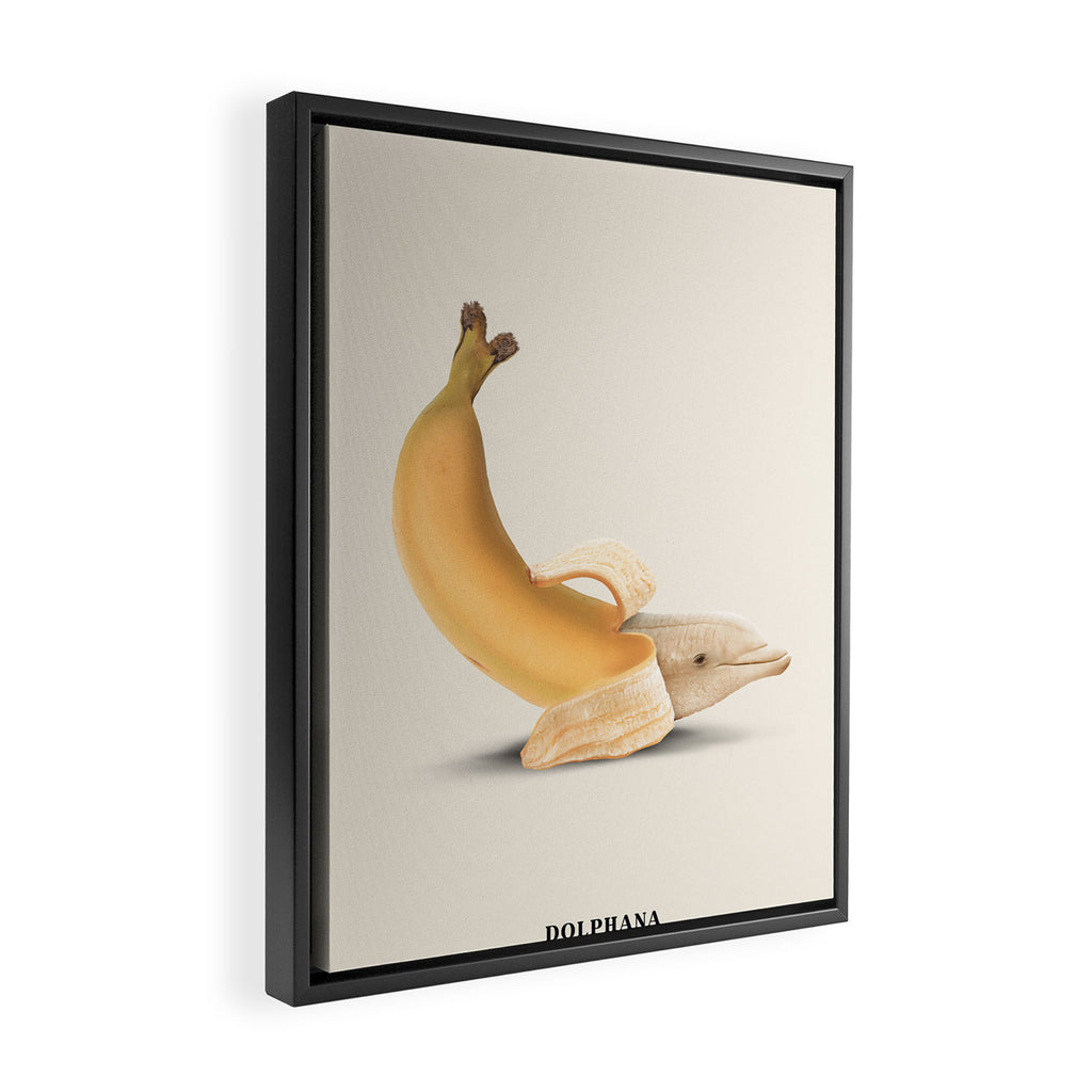 Dolphana Framed Canvas Print Gallery Image 2