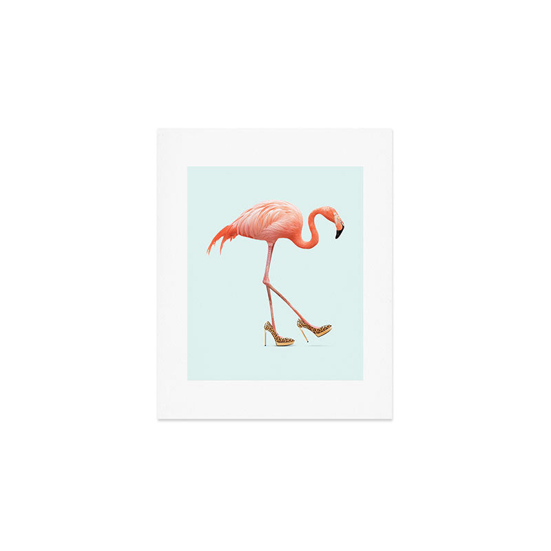 FANCY FLAMINGO Art Print Gallery Image 1