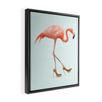 FANCY FLAMINGO Framed Canvas Print Gallery Image 2