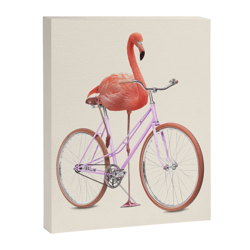 FLAMINGO BIKE Canvas Print Gallery Image 6