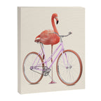 FLAMINGO BIKE Canvas Print Gallery Image 6