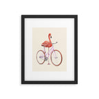 FLAMINGO BIKE Framed Art Print Gallery Image 5