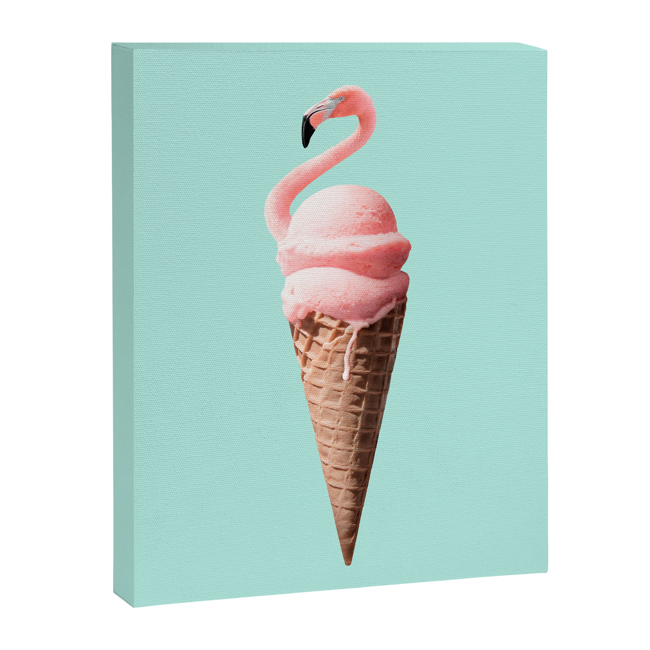 FLAMINGO CONE Canvas Print Gallery Image 6