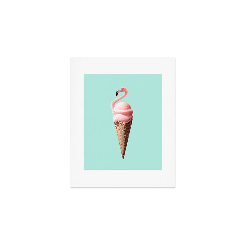 FLAMINGO CONE Art Print Gallery Image 1