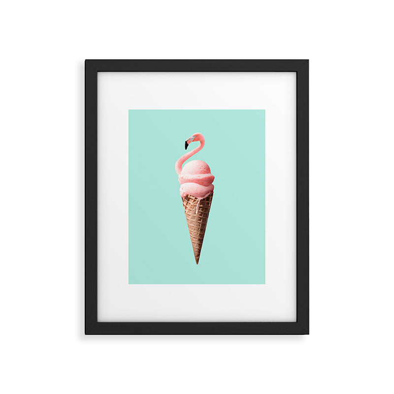 FLAMINGO CONE Framed Art Print Gallery Image 5