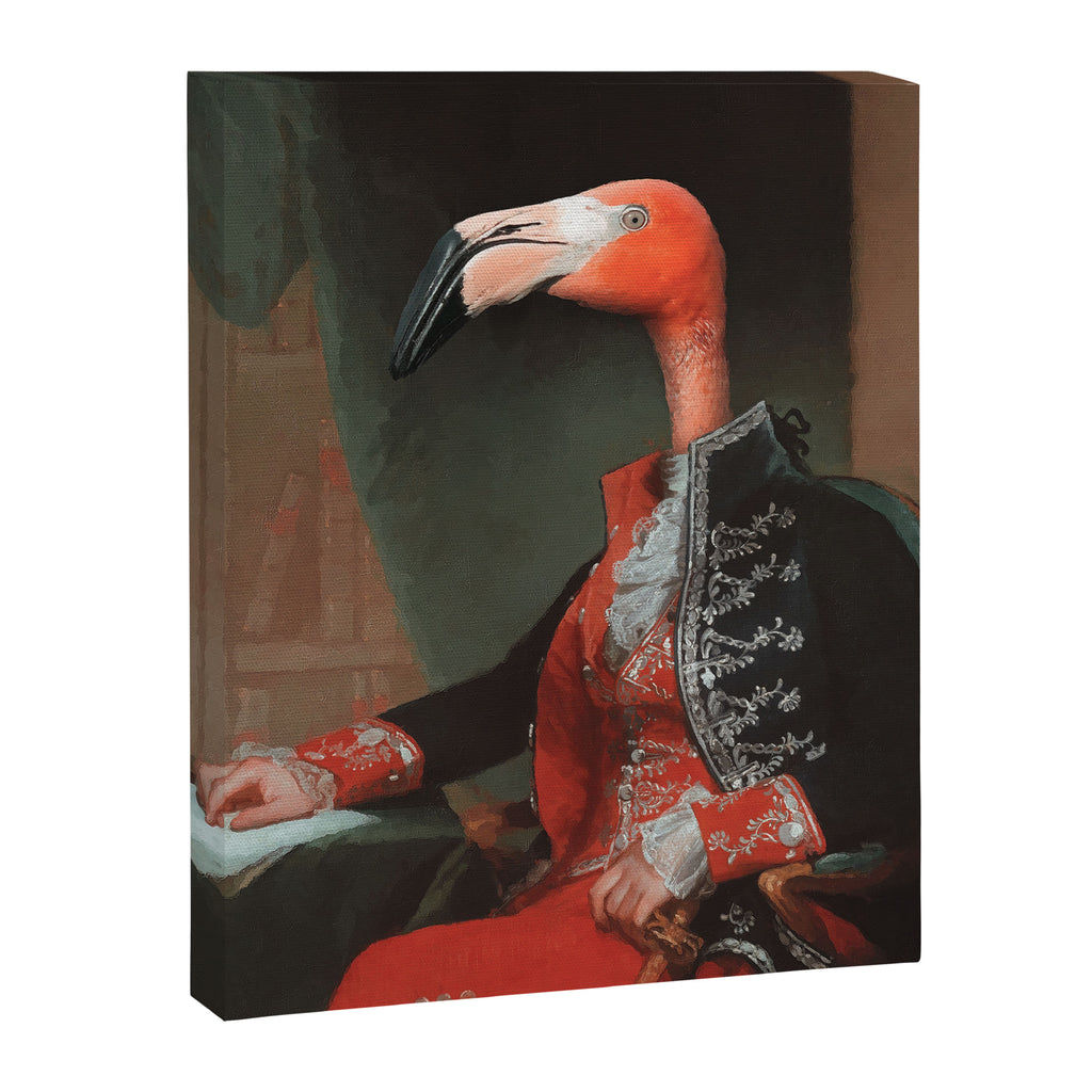Flamingo del Flamenco Canvas Print Gallery Image 6