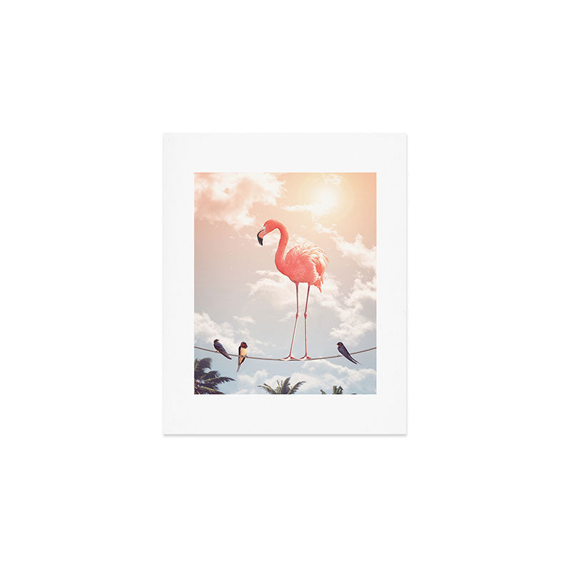 FLAMINGO & FRIENDS Art Print Gallery Image 1