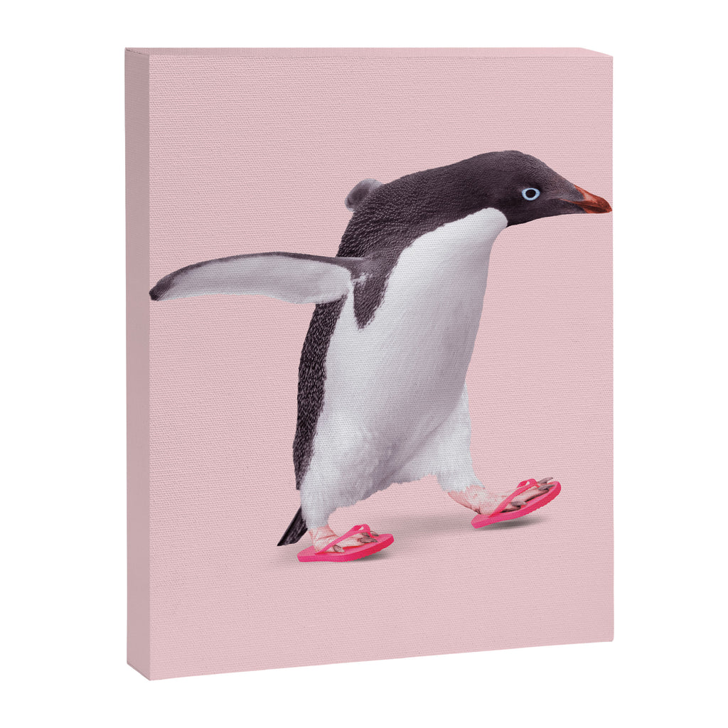 FLIP-FLOP PENGUIN Canvas Print Gallery Image 6