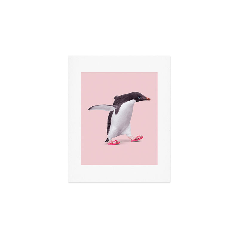 FLIP-FLOP PENGUIN Art Print Gallery Image 1