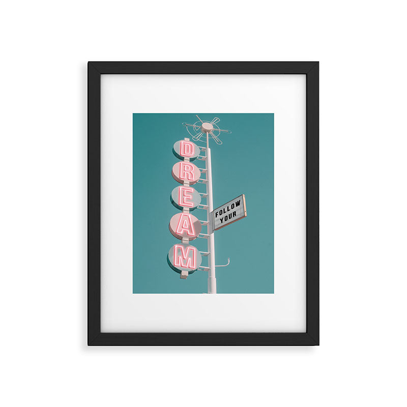 FOLLOW YOUR DREAM Framed Art Print Gallery Image 5