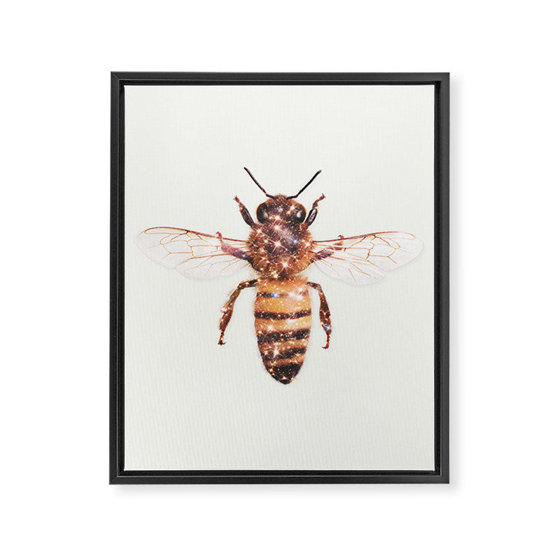 GLITTER BEE Framed Canvas Print Gallery Image 6