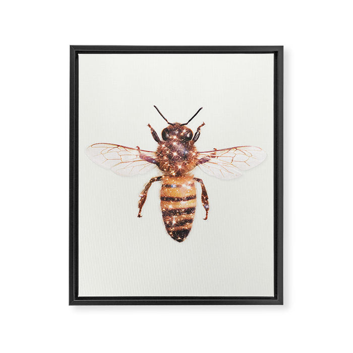 GLITTER BEE Framed Canvas Print Gallery Image 1