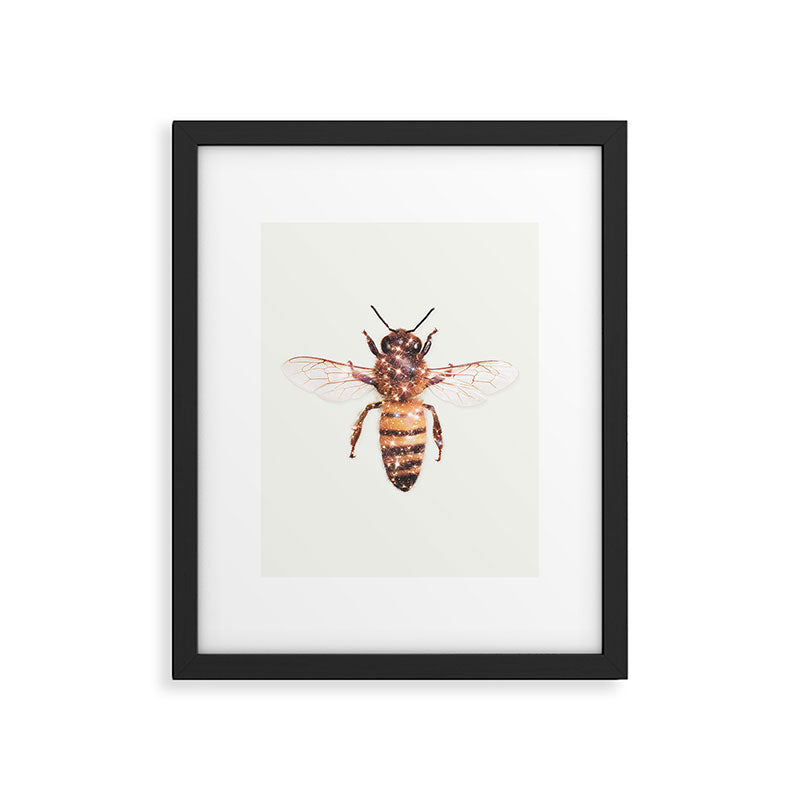 GLITTER BEE Framed Art Print Gallery Image 5