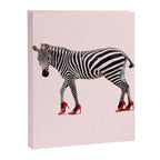 HIGH HEEL ZEBRA Canvas Print Gallery Image 6