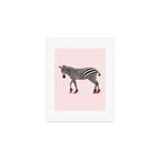 HIGH HEEL ZEBRA Art Print Gallery Image 1