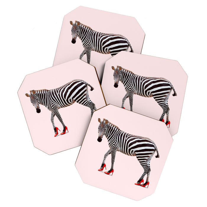 HIGH HEEL ZEBRA Coaster Gallery Image 1