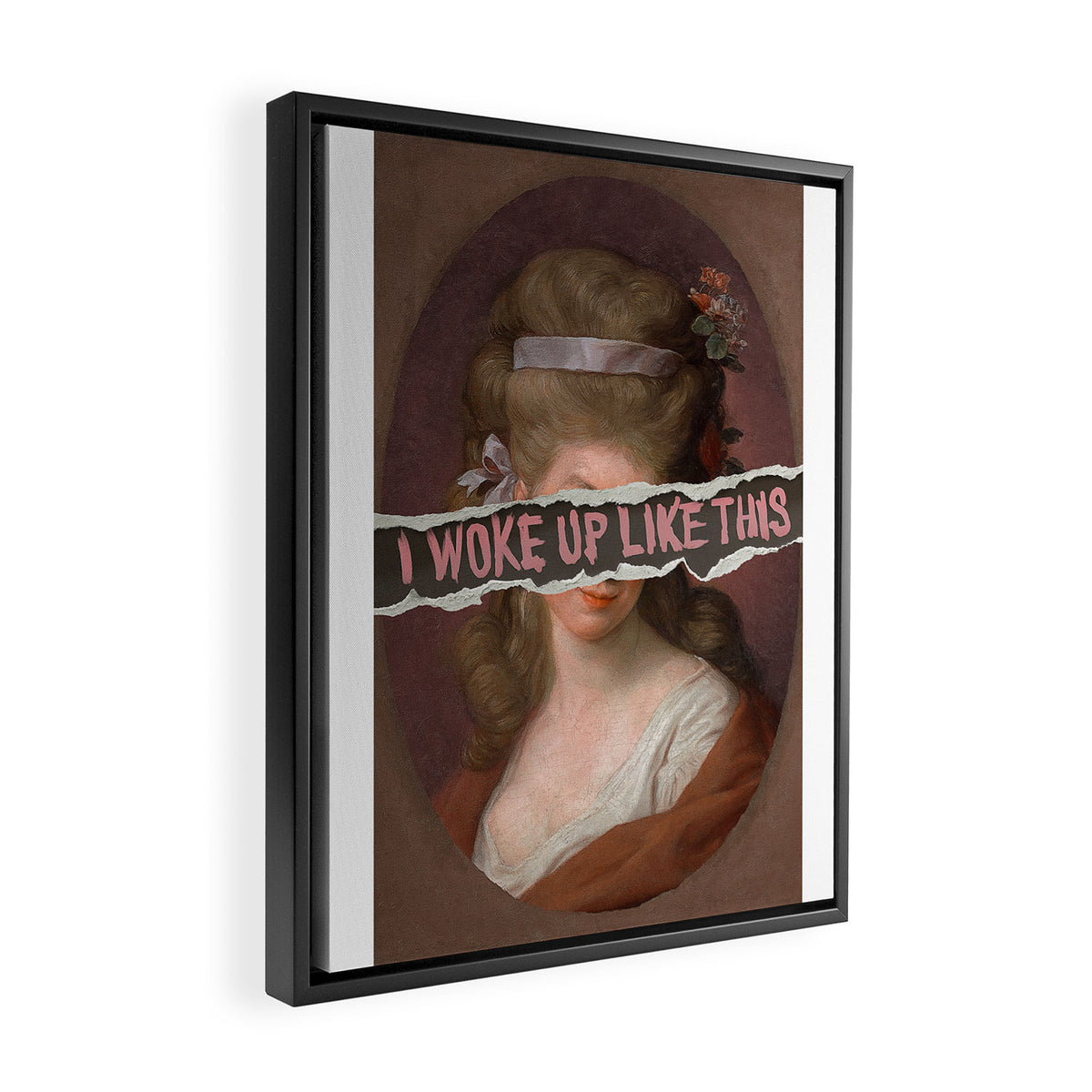 I Woke Up Like This Framed Canvas Print Gallery Image 2