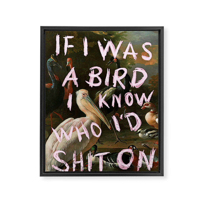 If I Was A Bird Framed Canvas Print Gallery Image 1