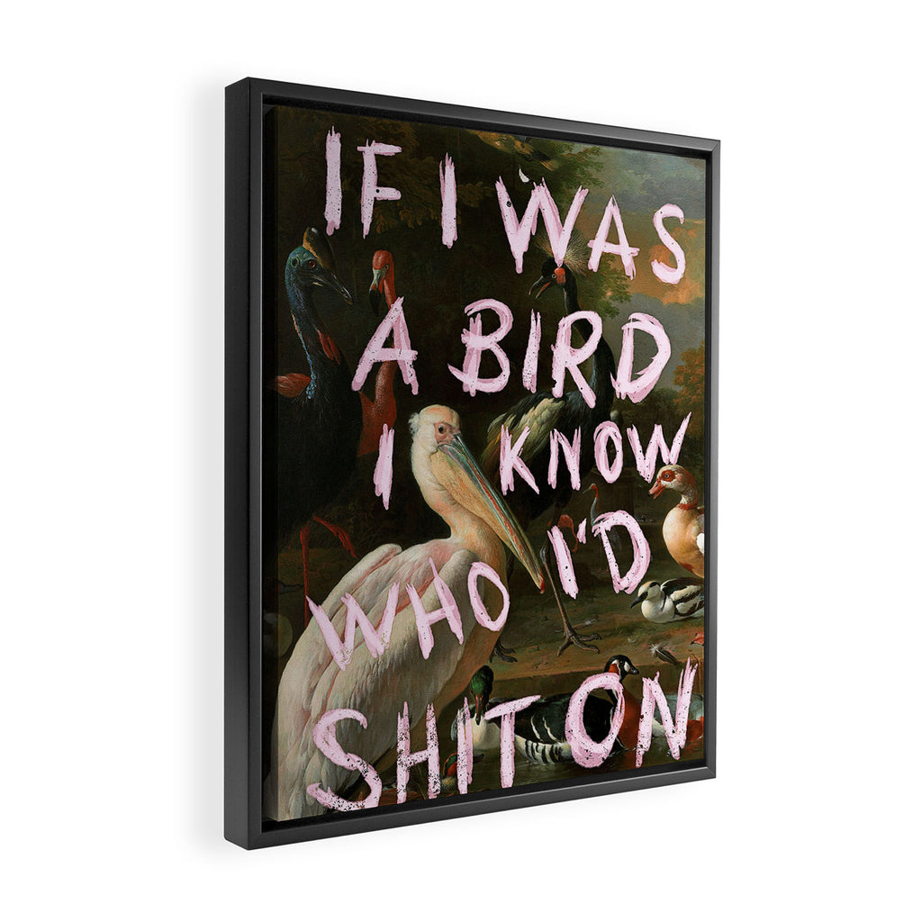 If I Was A Bird Framed Canvas Print Gallery Image 2