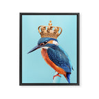 KINGFISHER Framed Canvas Print Gallery Image 6
