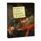 Let's Order Pizza Canvas Print Gallery Image 6