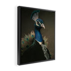 Lord Peacock Framed Canvas Print Gallery Image 2