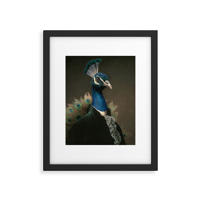 Lord Peacock Framed Art Print Gallery Image 5