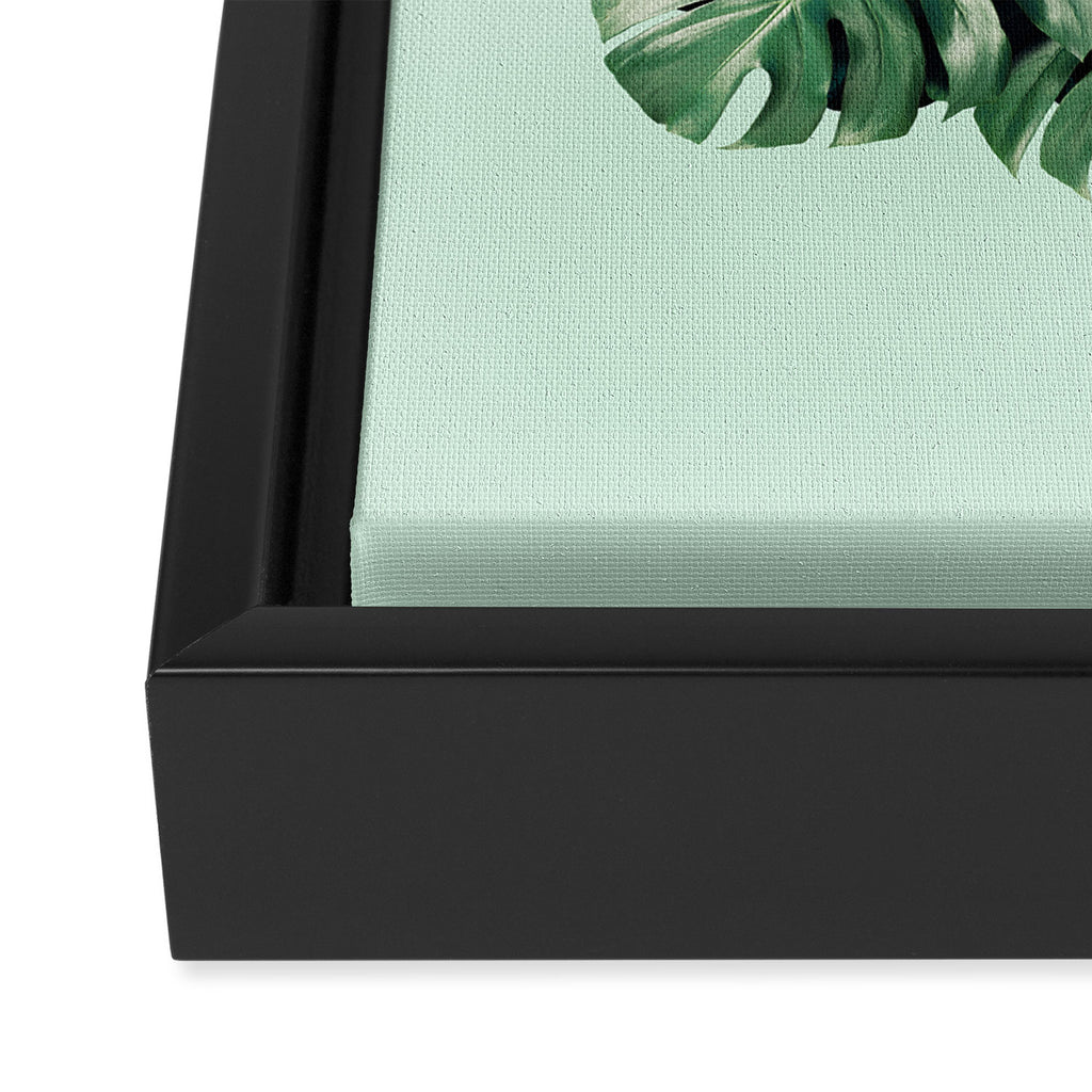 MONSTERA BIRD Framed Canvas Print Gallery Image 3