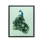 MONSTERA BIRD Framed Canvas Print Gallery Image 6