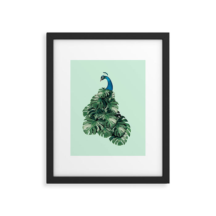 MONSTERA BIRD Framed Art Print Gallery Image 1